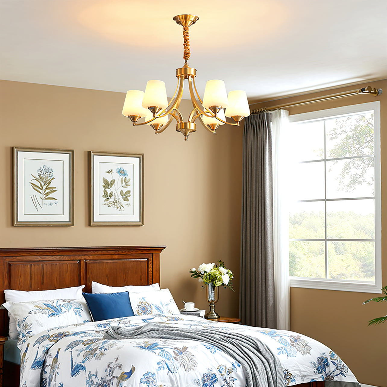 RAVENSHOE CRYSTAL DRAPED LIGHTING FIXTURE