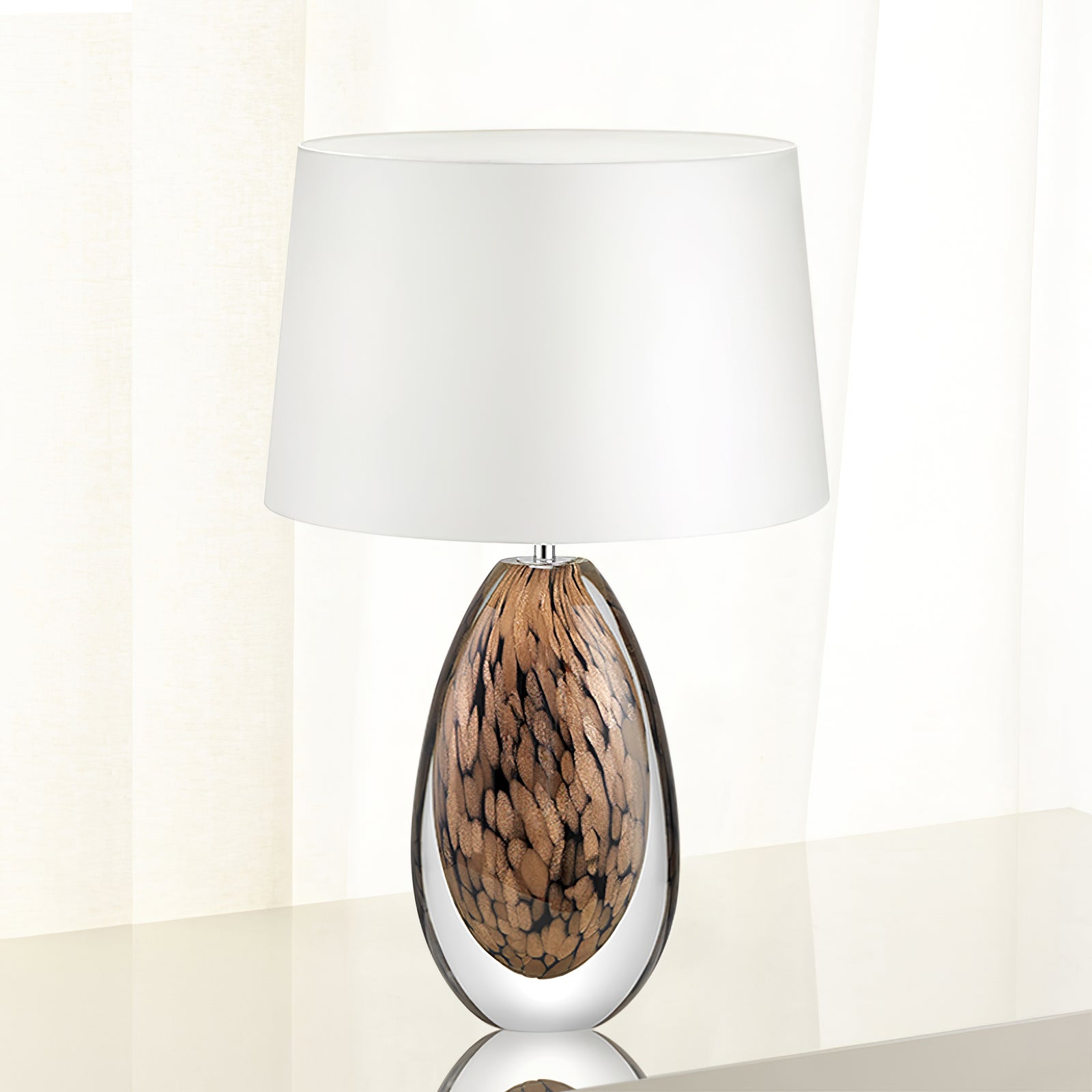 FENWICK WOVEN RATTAN TABLE LAMP