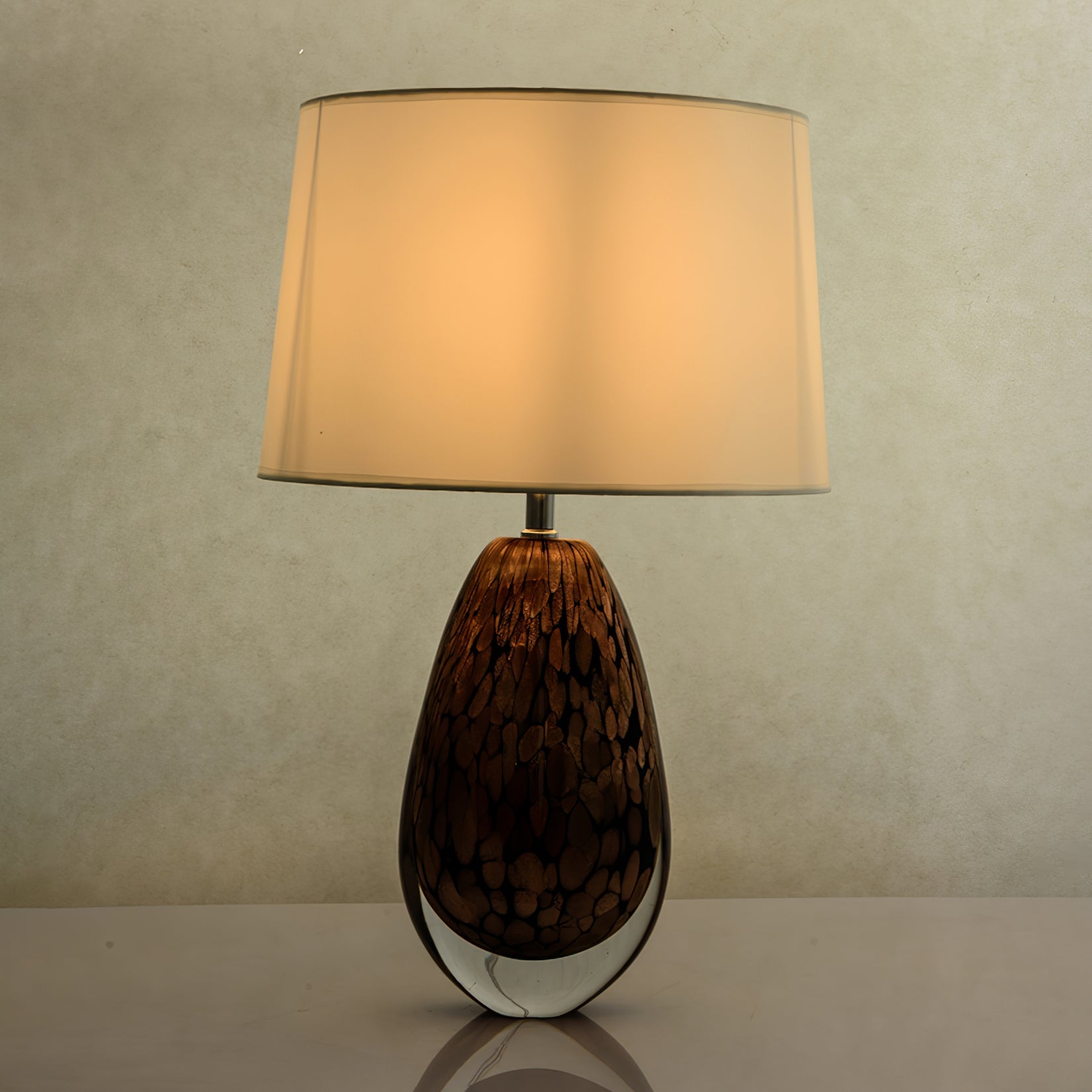FENWICK WOVEN RATTAN TABLE LAMP
