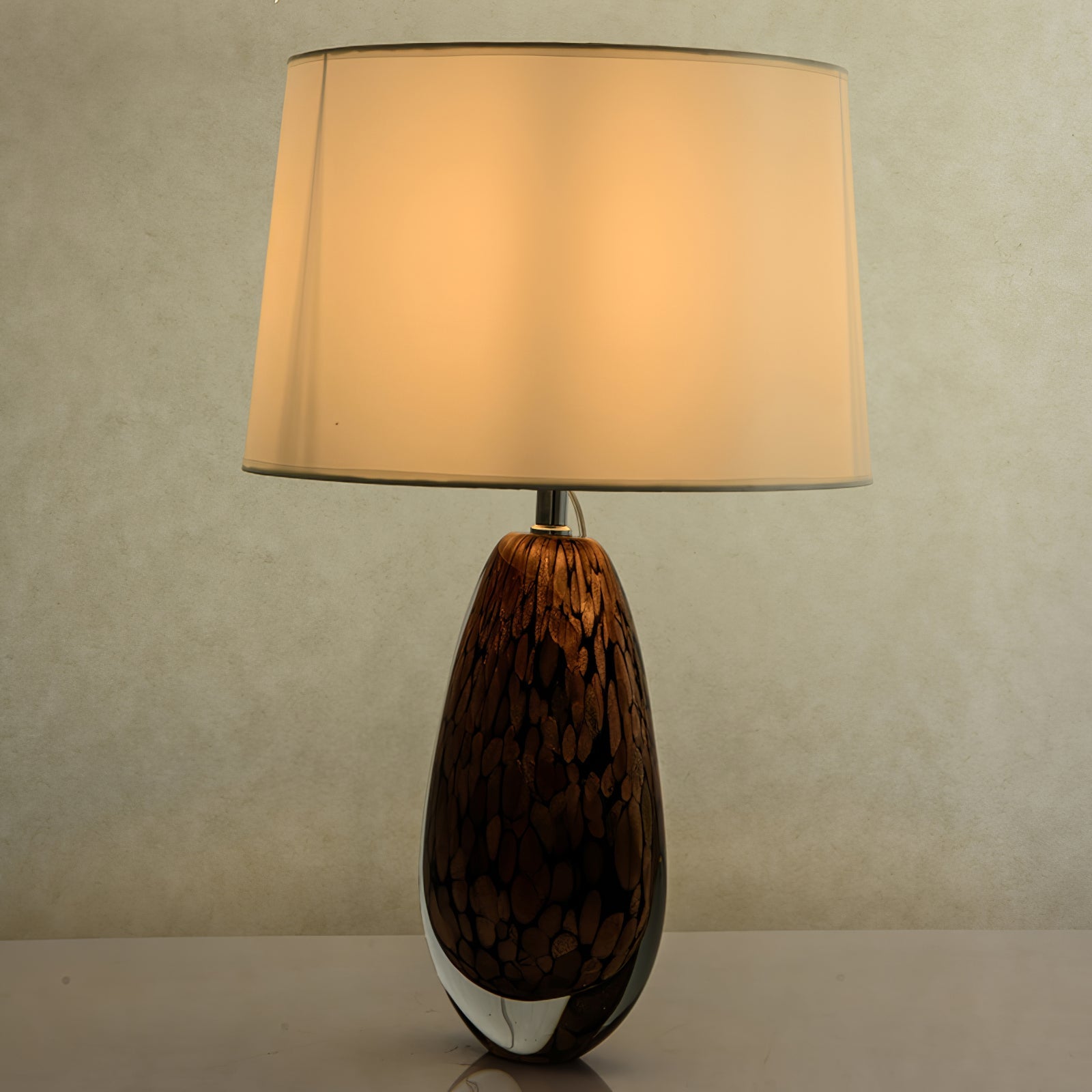 FENWICK WOVEN RATTAN TABLE LAMP