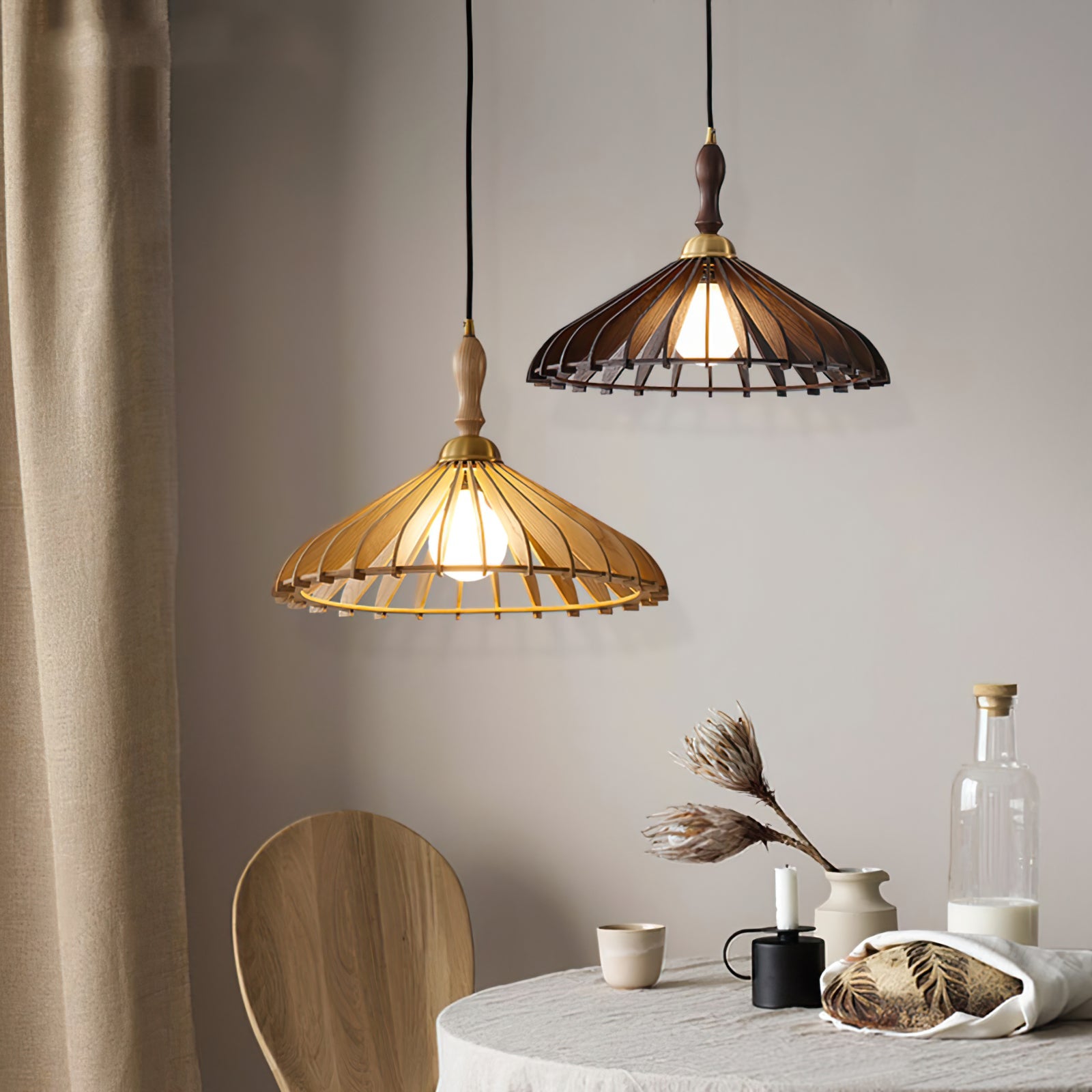 HAWTHORNE CANOPY WOODEN LANTERN
