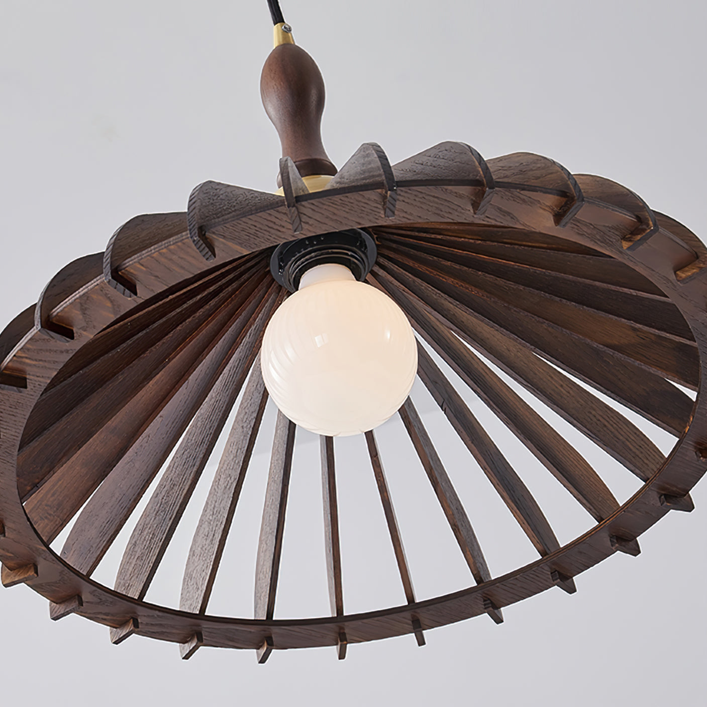 HAWTHORNE CANOPY WOODEN LANTERN