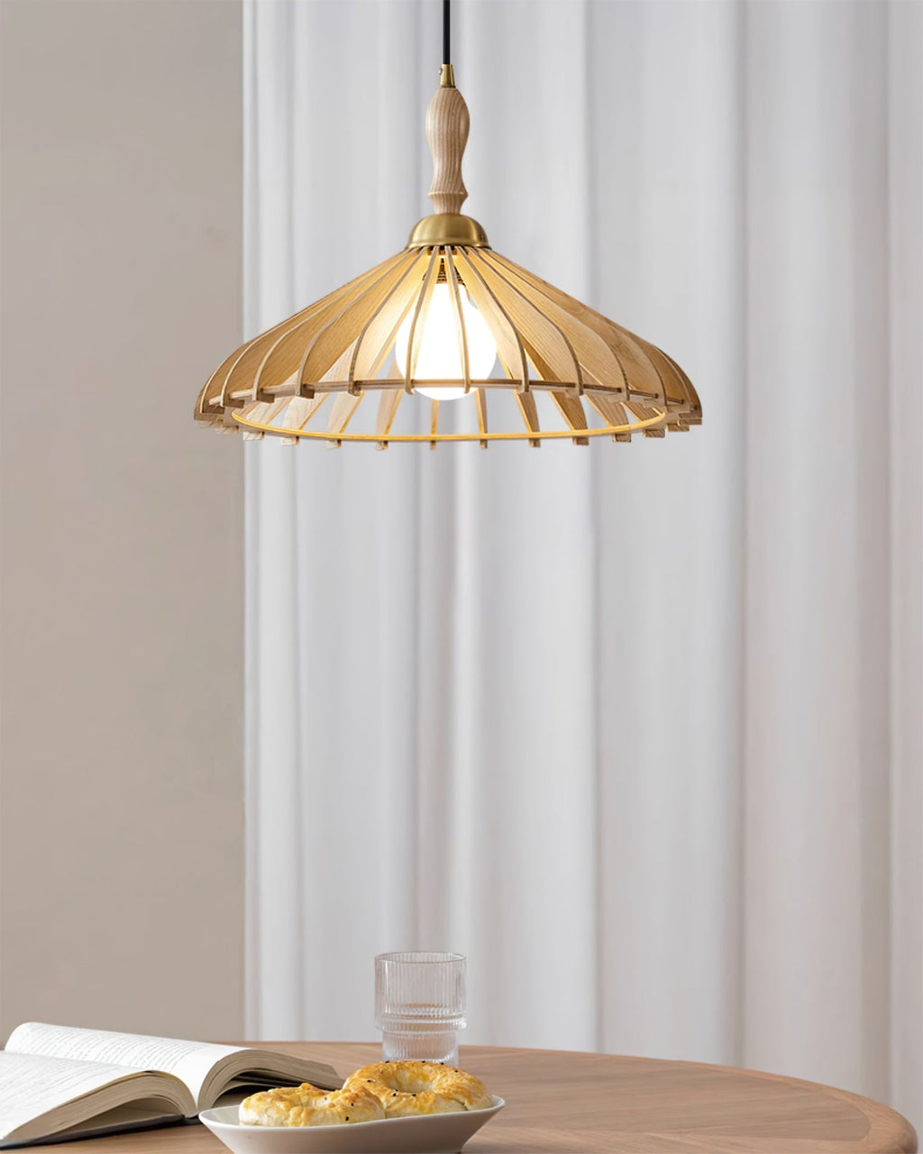 HAWTHORNE CANOPY WOODEN LANTERN