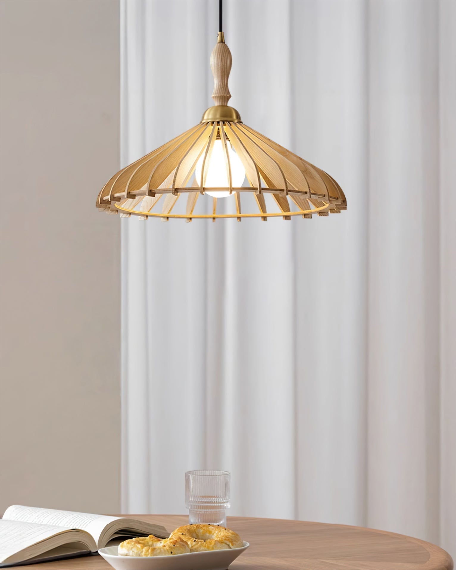 HAWTHORNE CANOPY WOODEN LANTERN