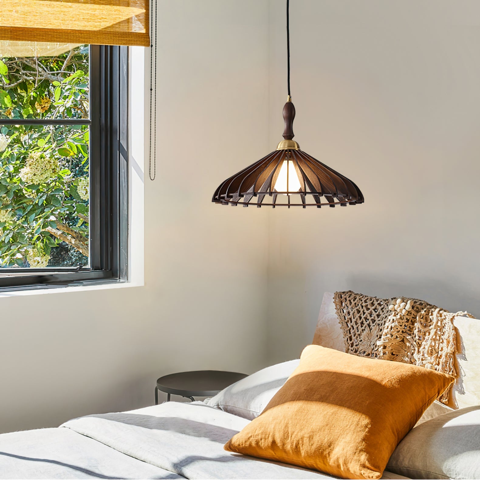 HAWTHORNE CANOPY WOODEN LANTERN