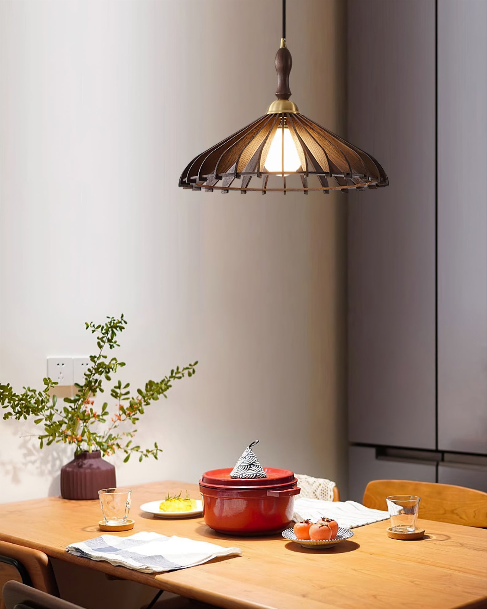 HAWTHORNE CANOPY WOODEN LANTERN