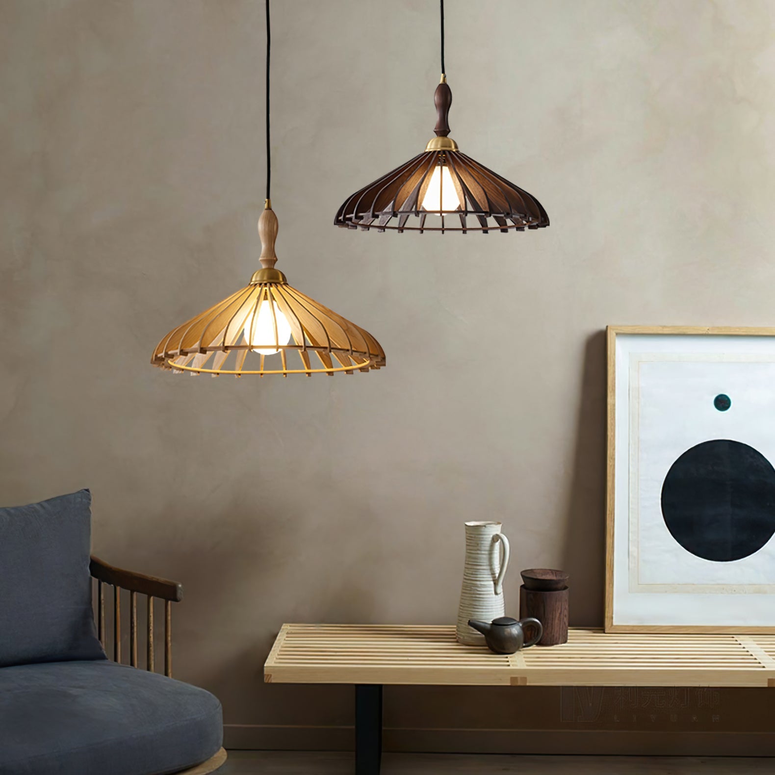 HAWTHORNE CANOPY WOODEN LANTERN