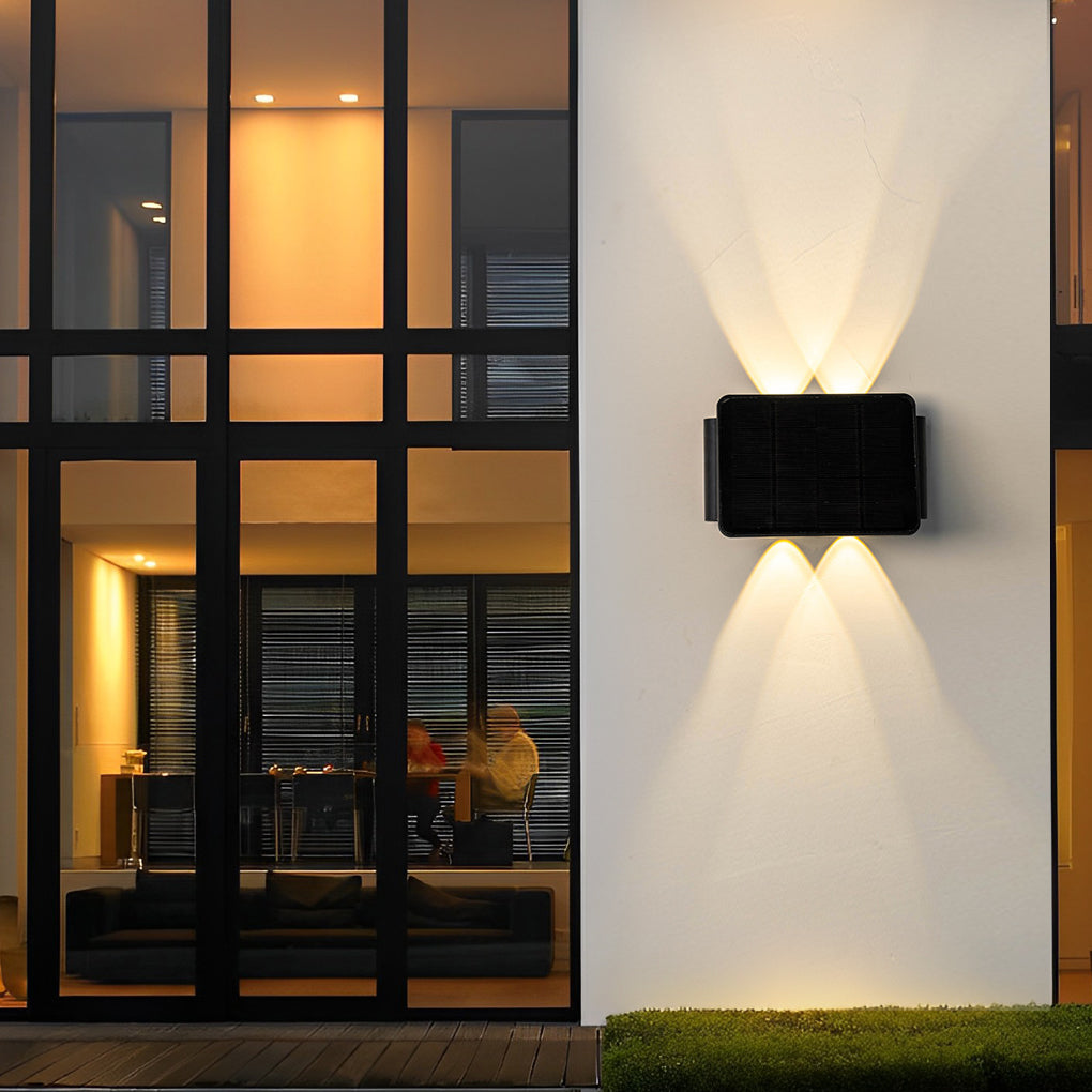 RAVENWOOD SOLAR WALL LANTERN WITH DUAL ILLUMINATION