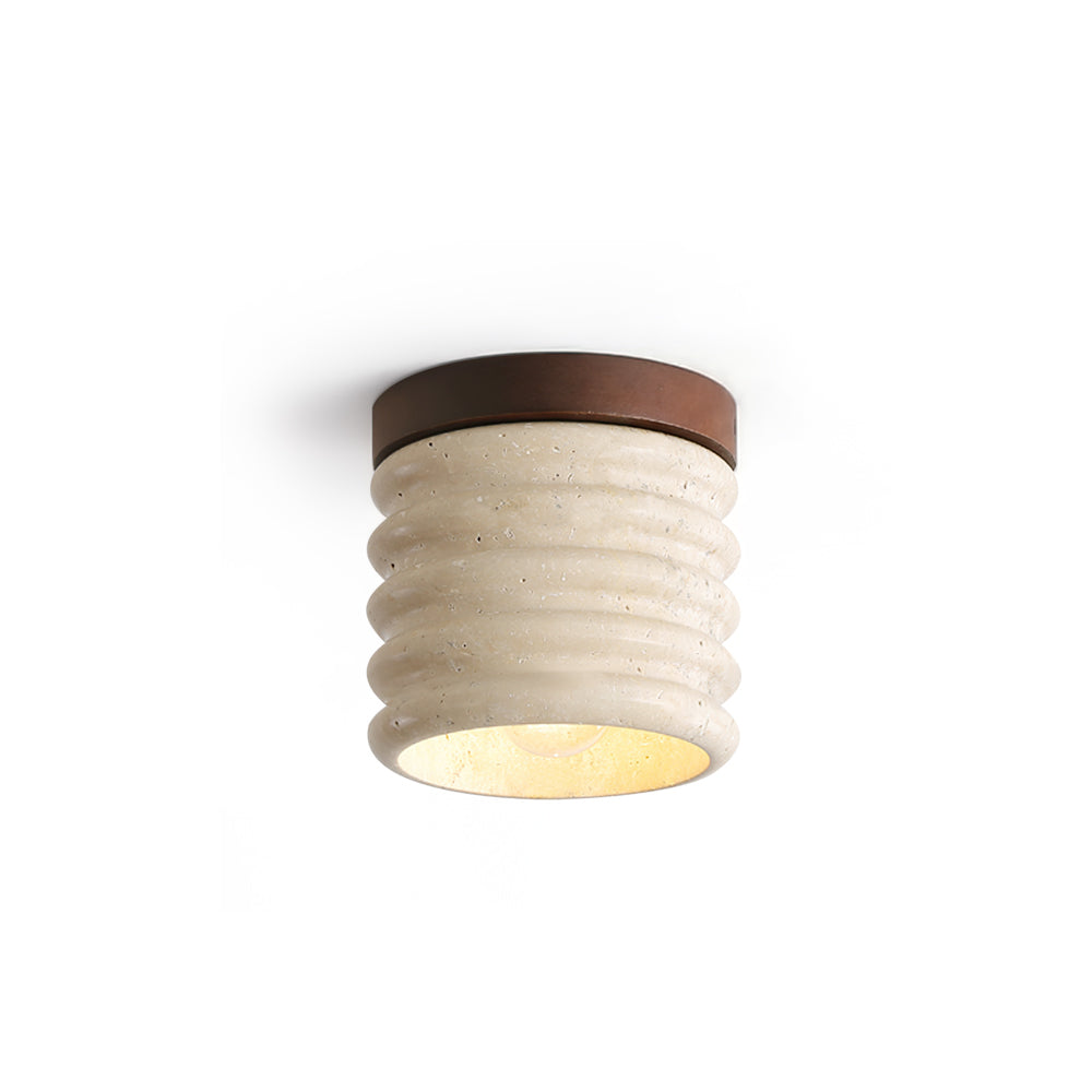 Winthrop Travertine Pendant Illumination