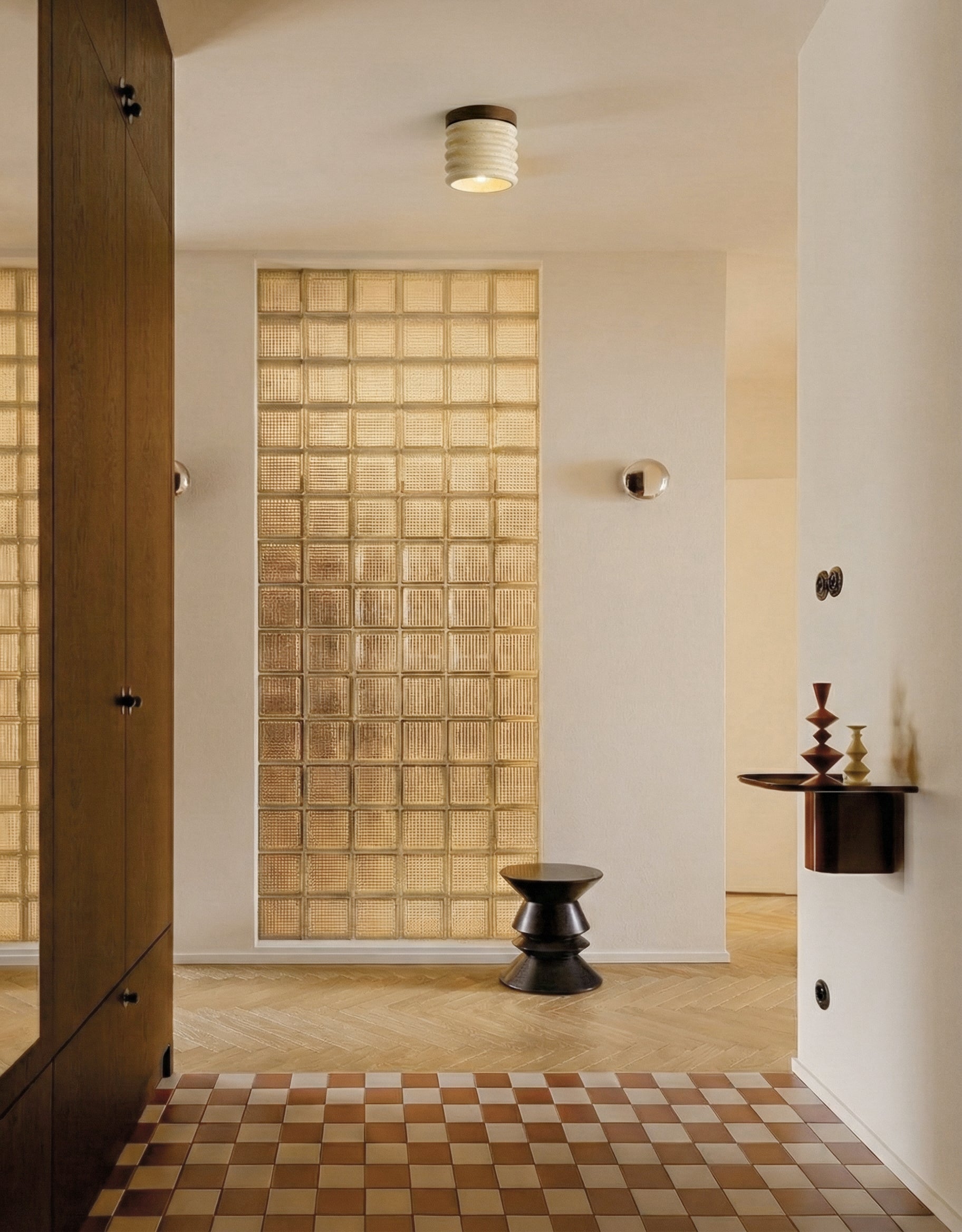 Winthrop Travertine Pendant Illumination