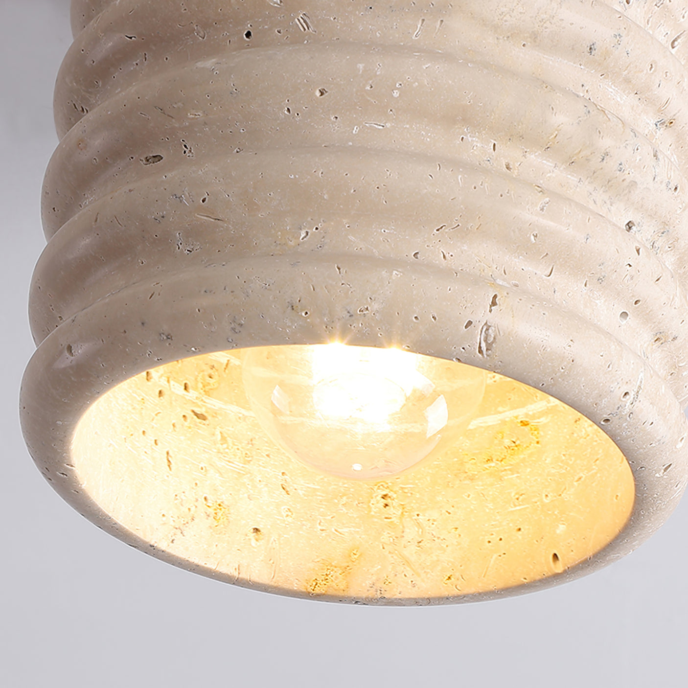 Winthrop Travertine Pendant Illumination