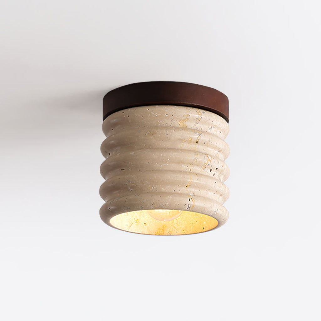 Winthrop Travertine Pendant Illumination