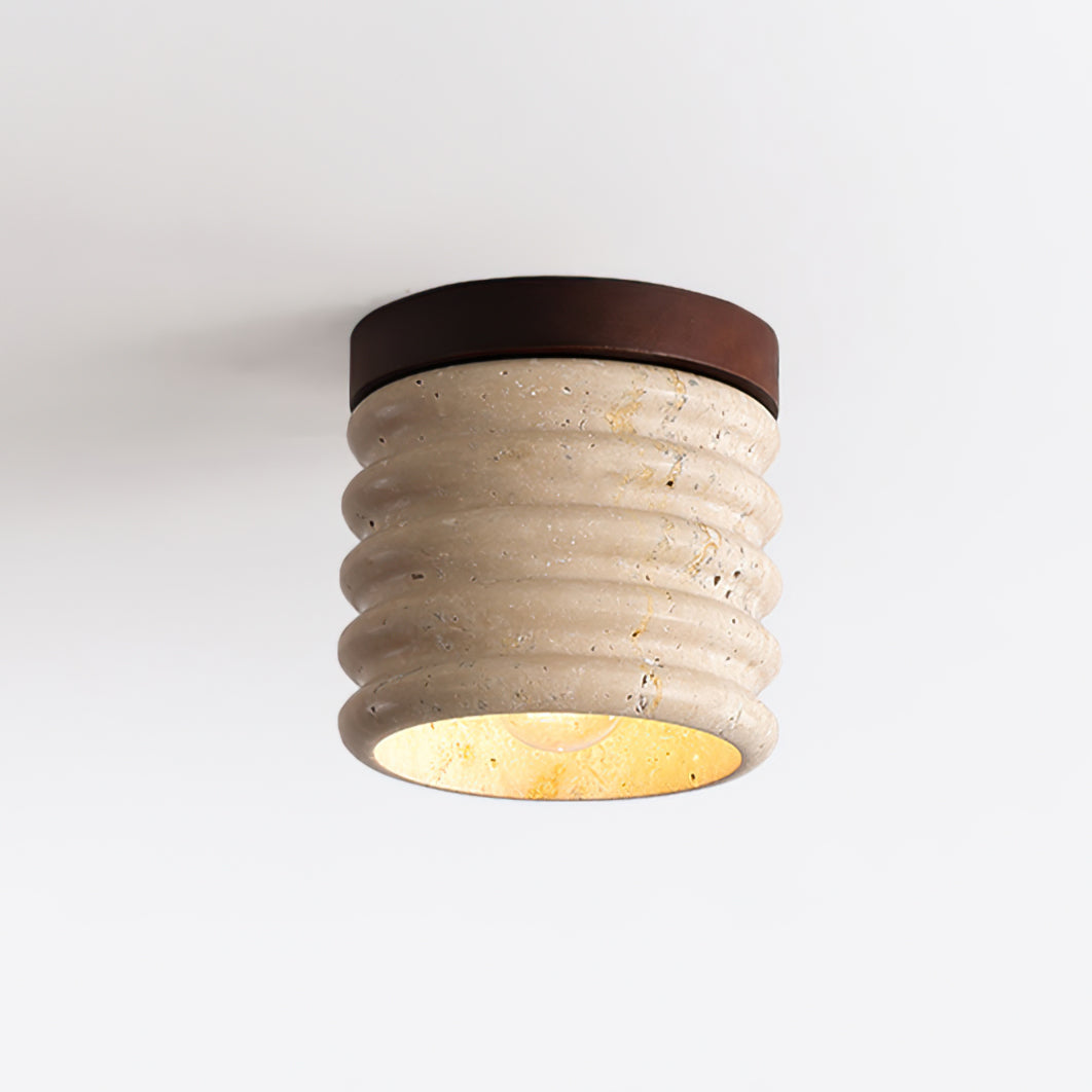 Winthrop Travertine Pendant Illumination