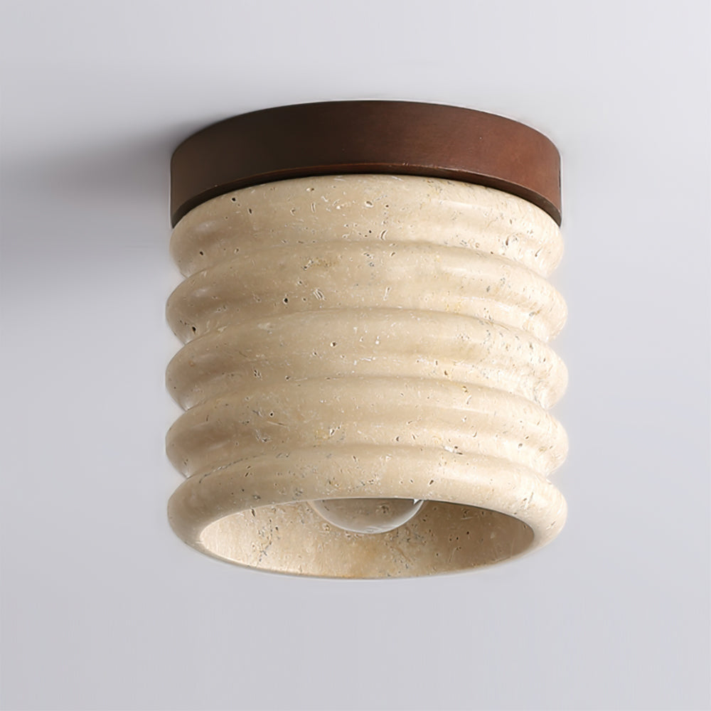 Winthrop Travertine Pendant Illumination