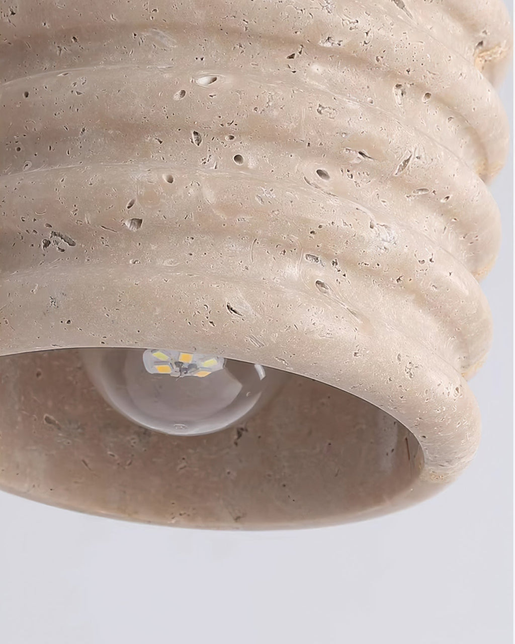 Winthrop Travertine Pendant Illumination