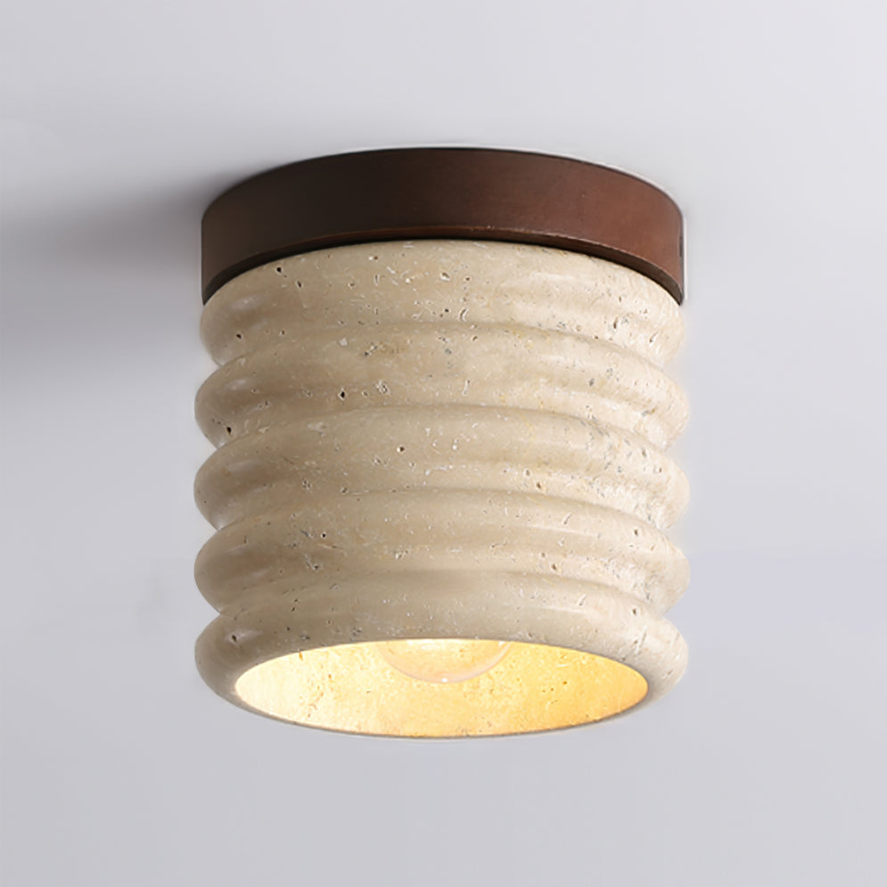Winthrop Travertine Pendant Illumination