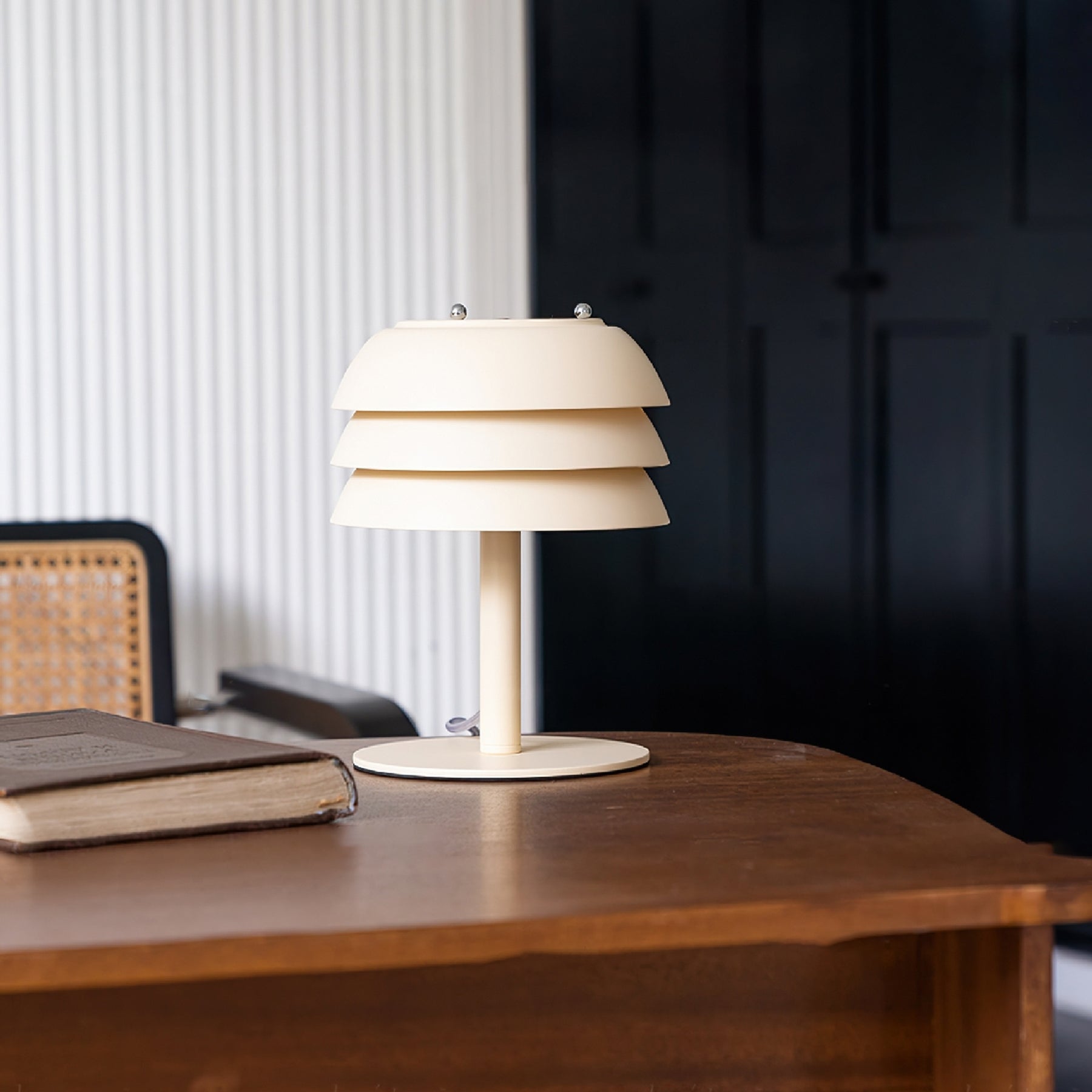 WINTHROP GLAZED CERAMIC TABLE LANTERN