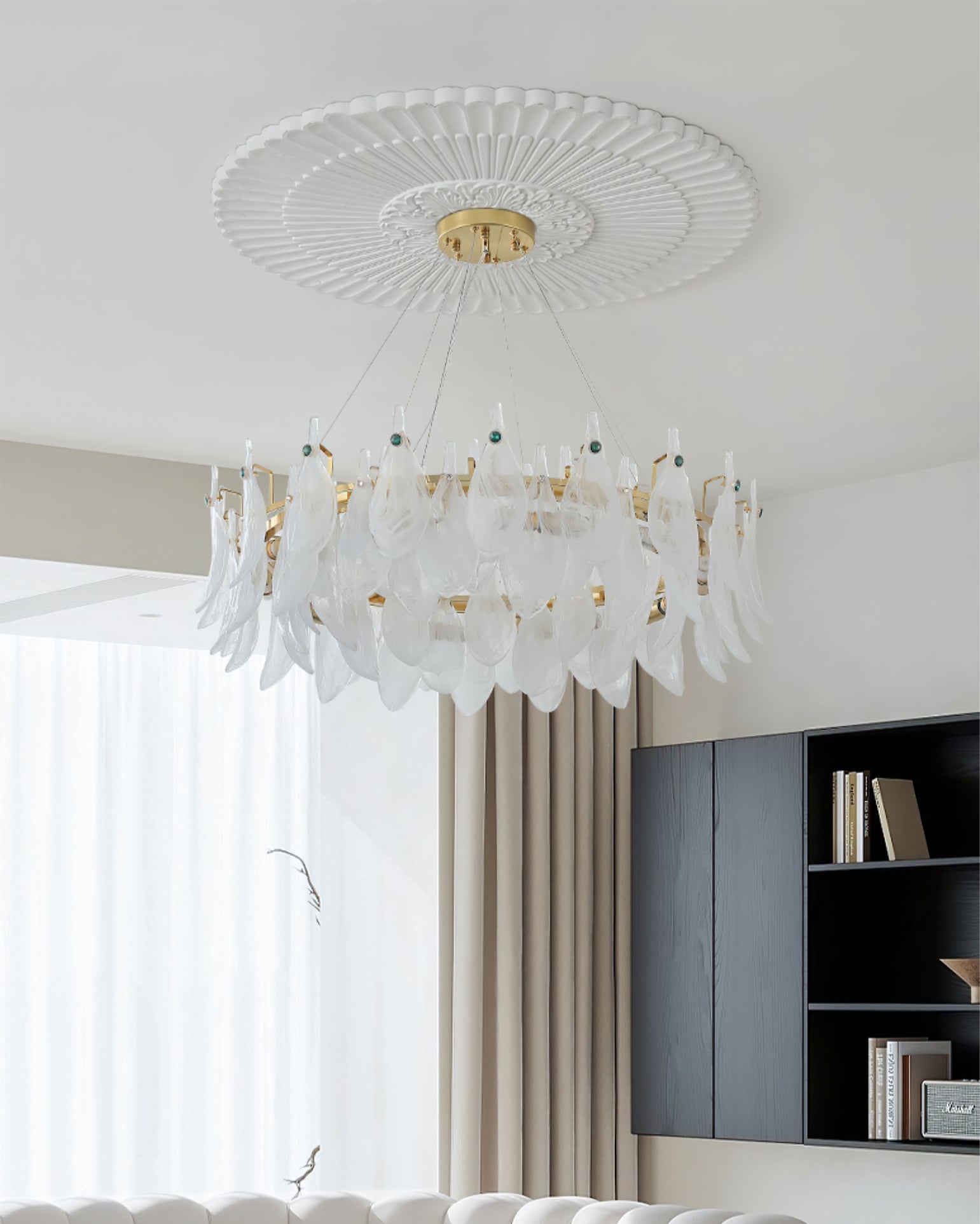 WHITBY CLOUD CRYSTAL CEILING LANTERN