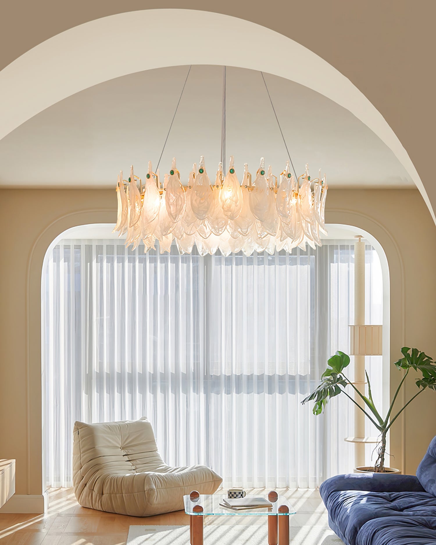 WHITBY CLOUD CRYSTAL CEILING LANTERN