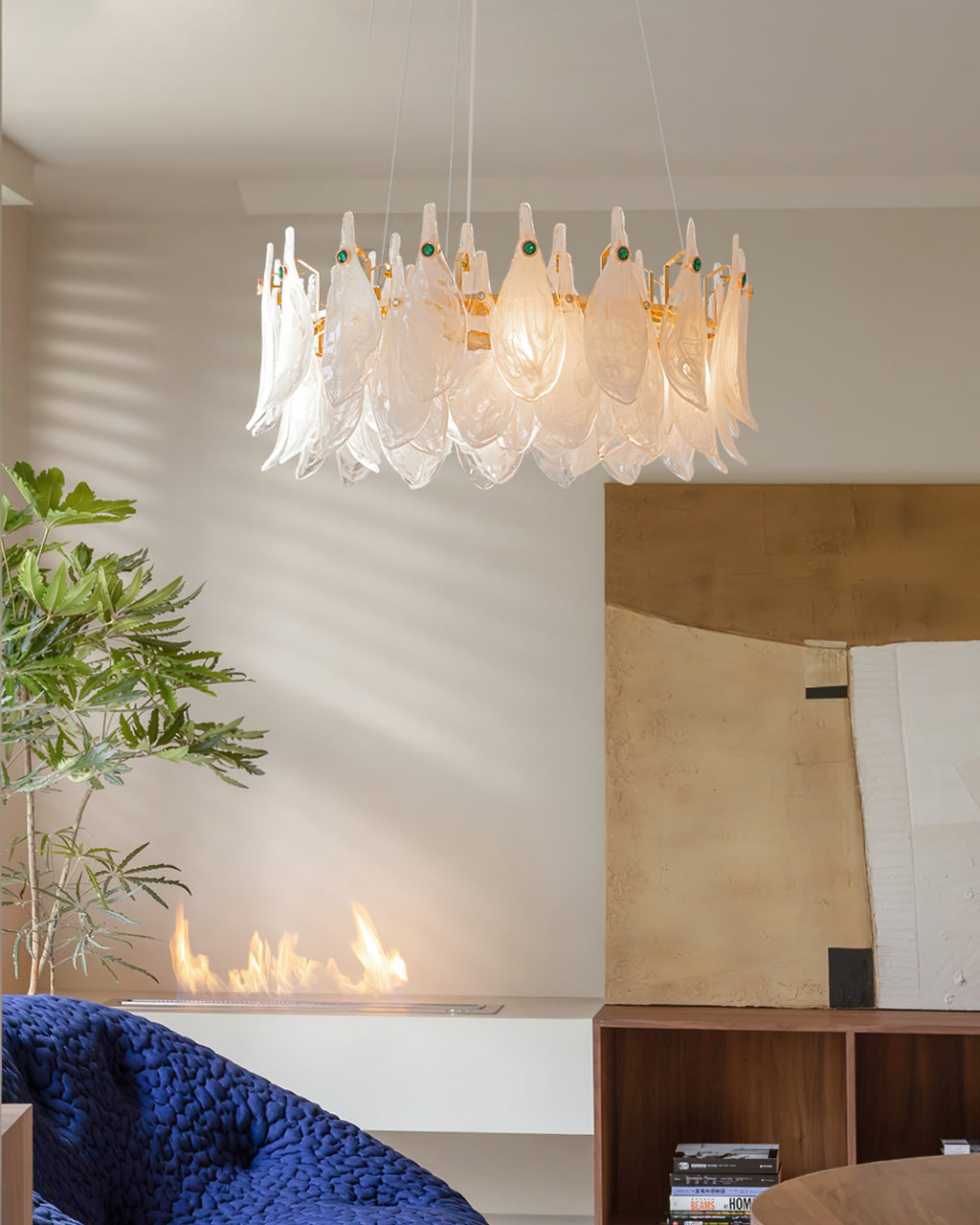 WHITBY CLOUD CRYSTAL CEILING LANTERN