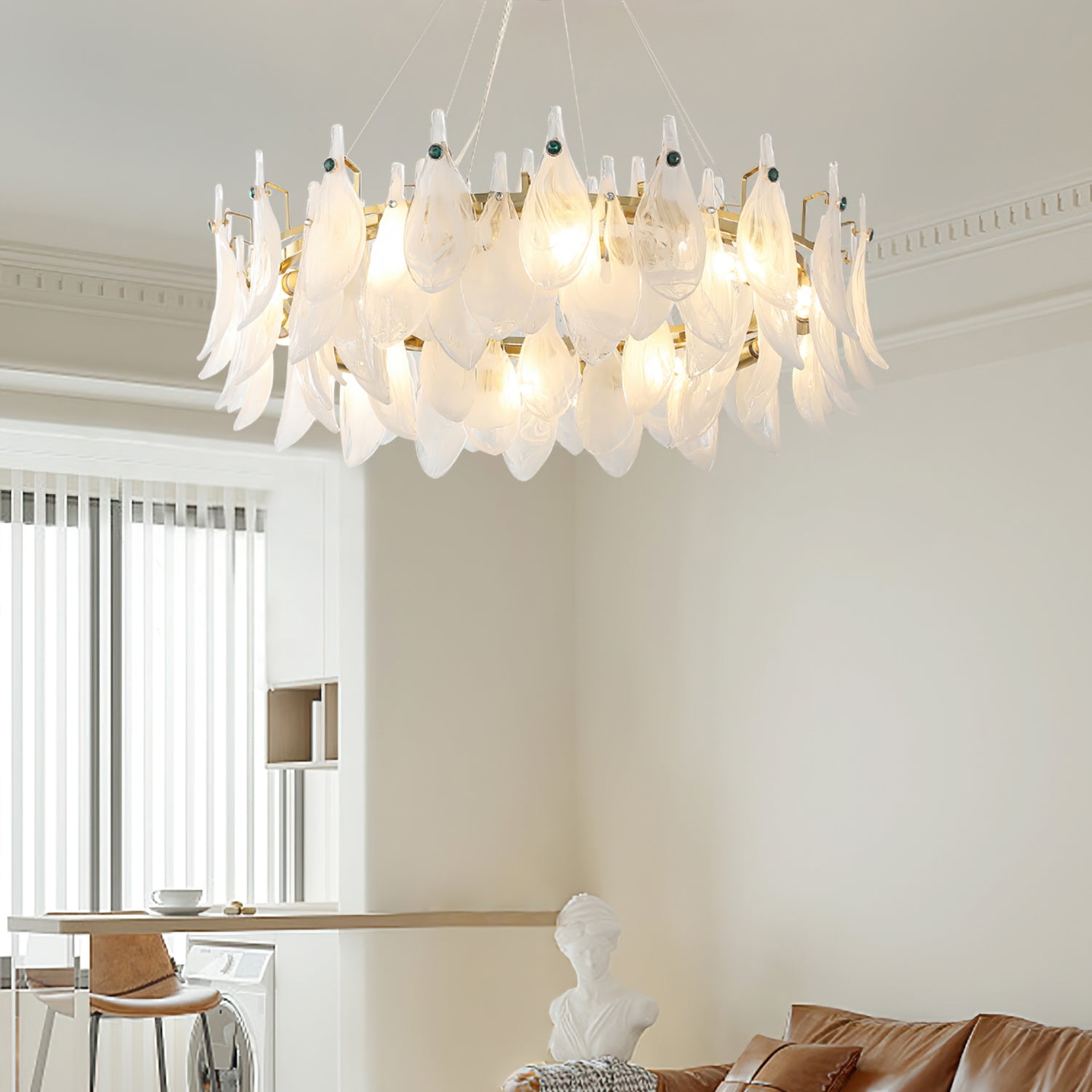 WHITBY CLOUD CRYSTAL CEILING LANTERN