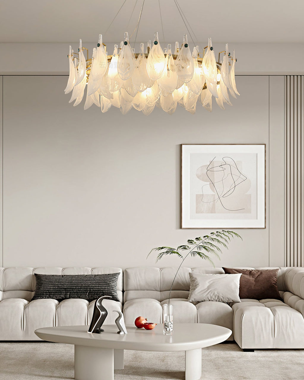 WHITBY CLOUD CRYSTAL CEILING LANTERN