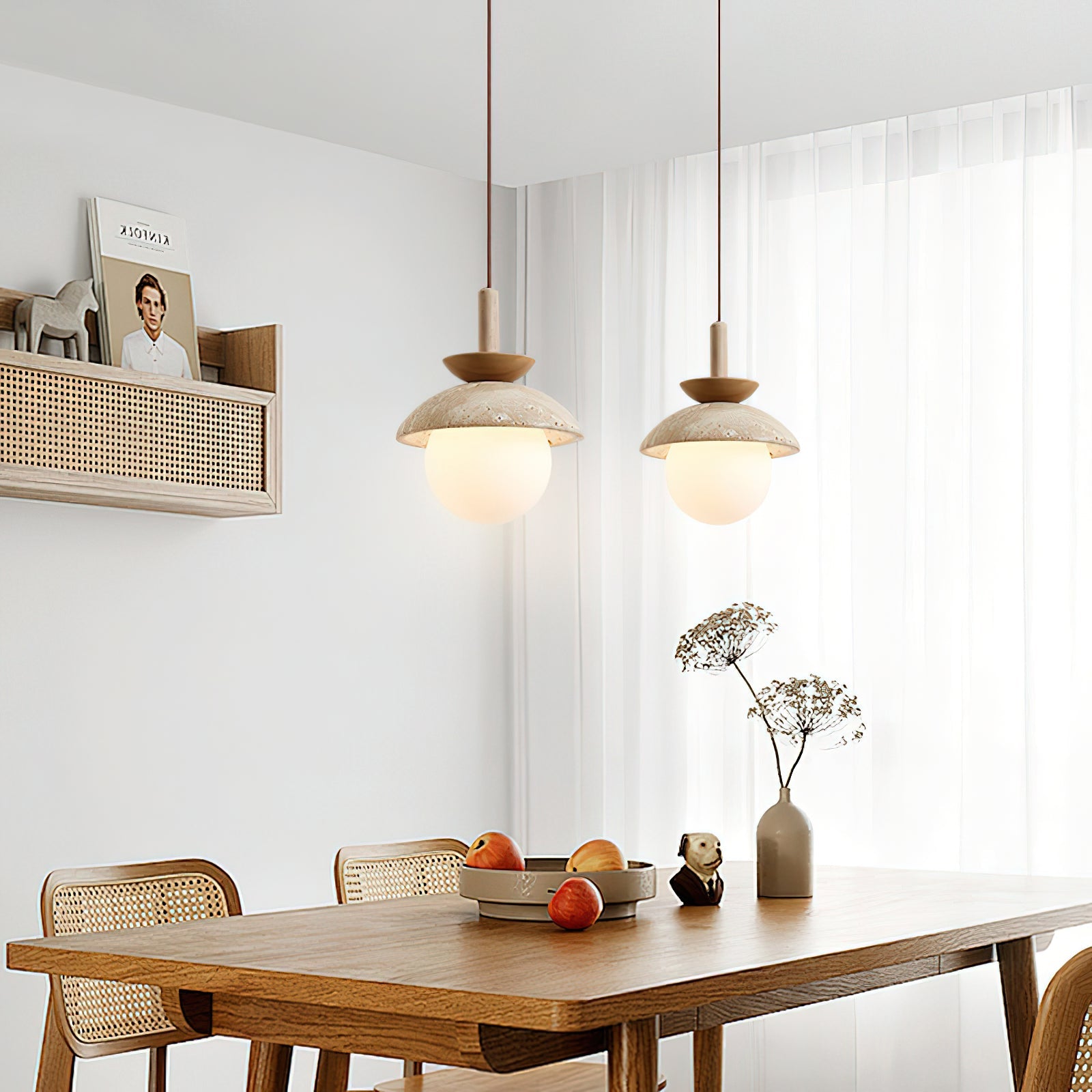 WINTHROP GLASS DROPLET HANGING LAMP