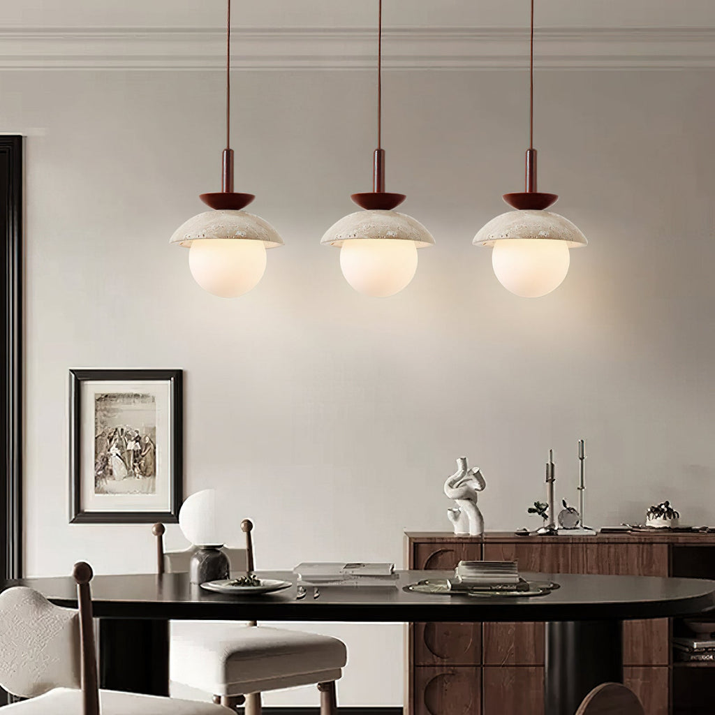 WINTHROP GLASS DROPLET HANGING LAMP