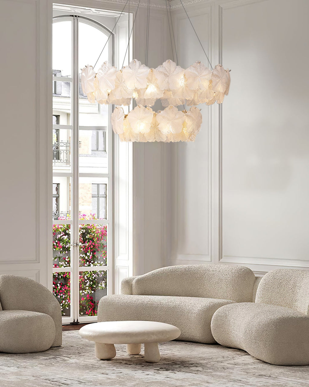 RAVENSDALE CRYSTAL TEARDROP CHANDELIER