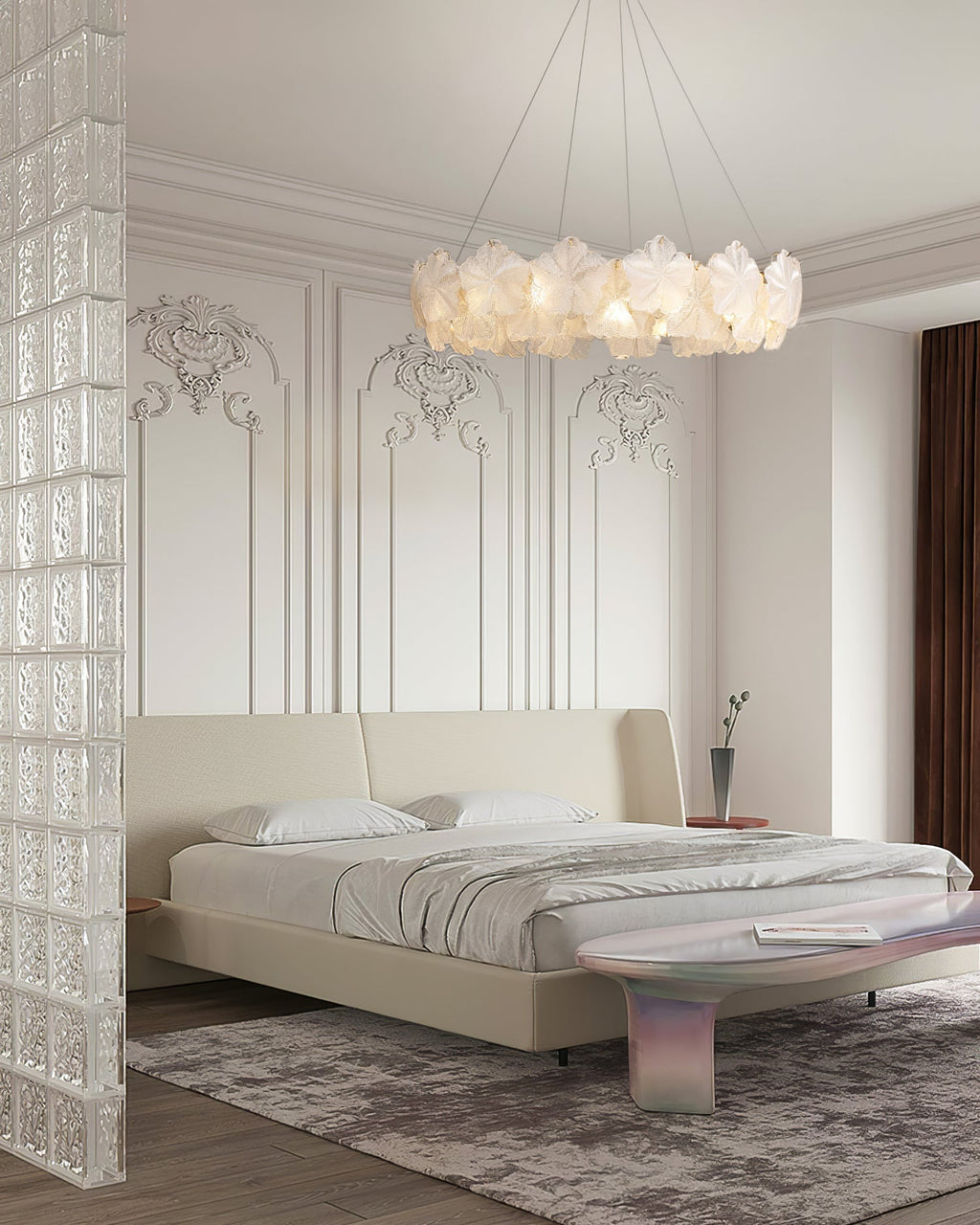 RAVENSDALE CRYSTAL TEARDROP CHANDELIER