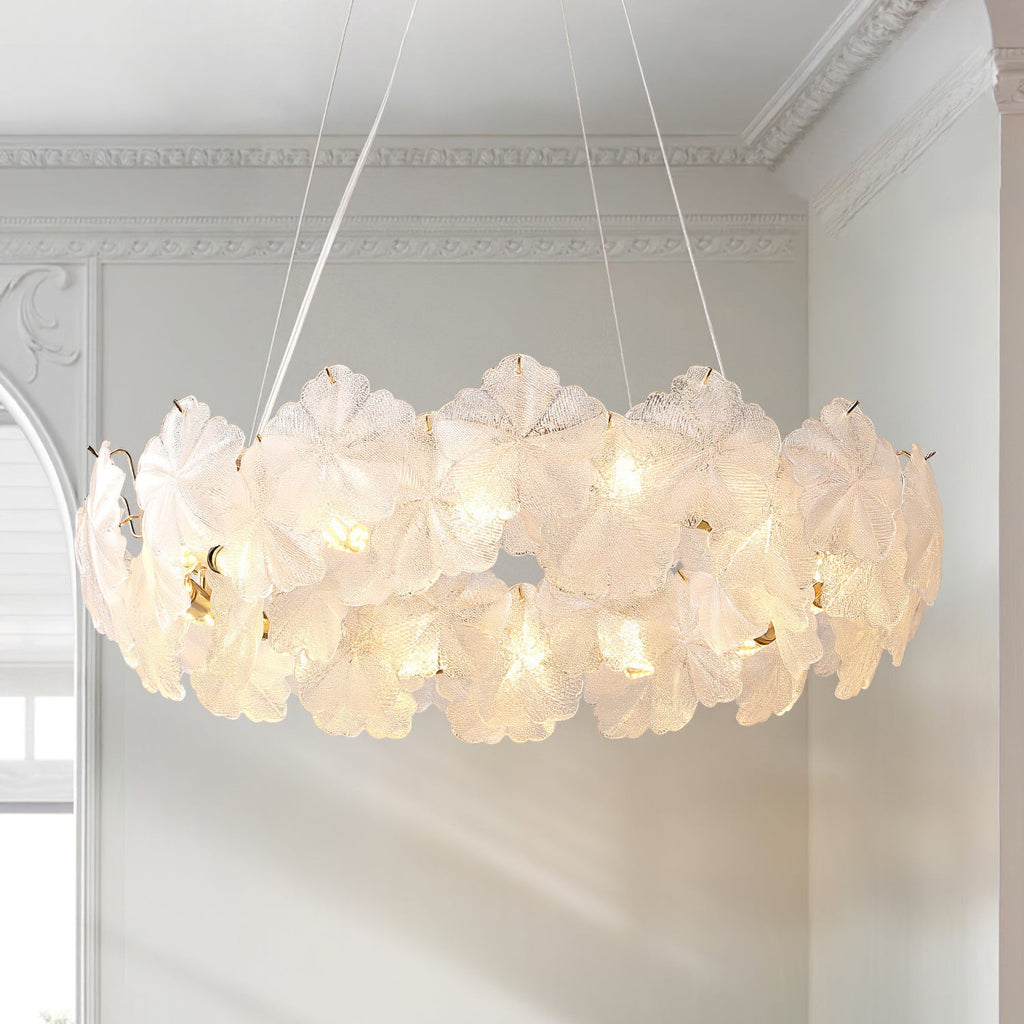 RAVENSDALE CRYSTAL TEARDROP CHANDELIER
