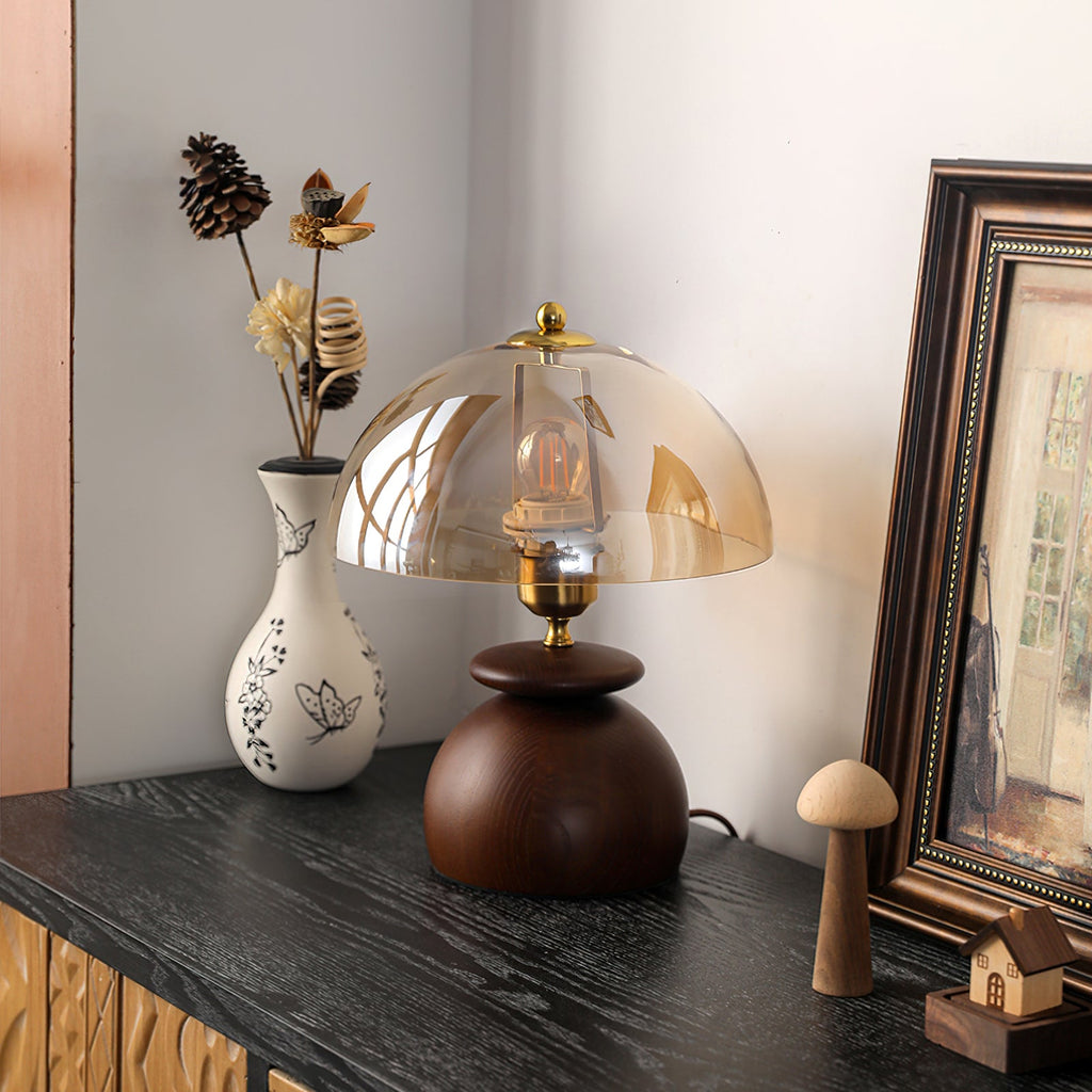 Farnsworth Luminaire with Textured Shade