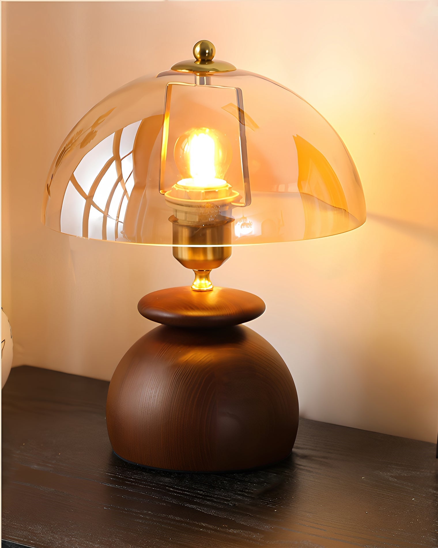 Farnsworth Luminaire with Textured Shade