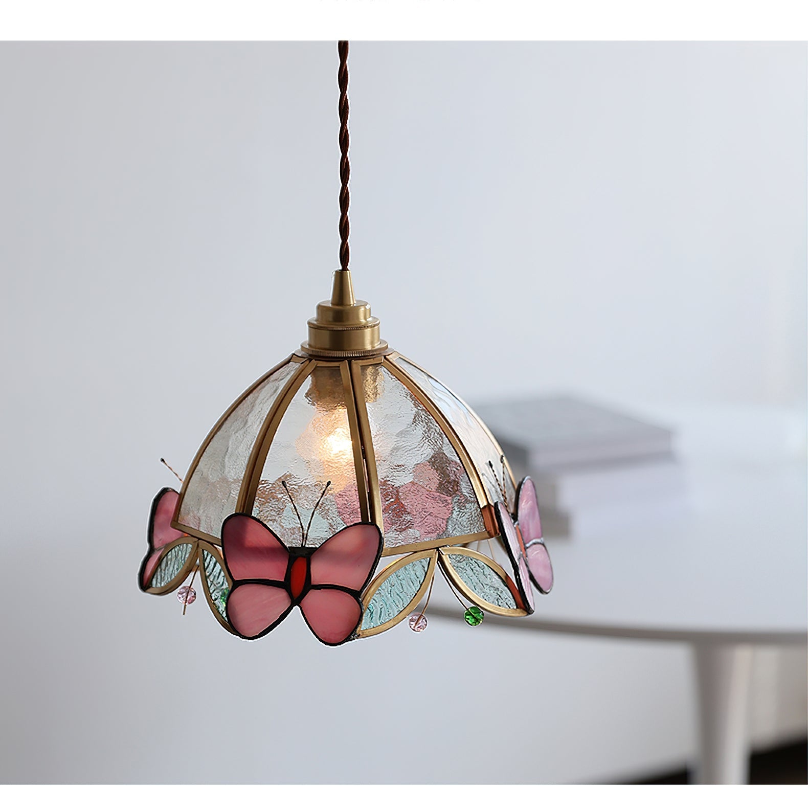 CARLETON HANGING GLASS ORB LIGHT