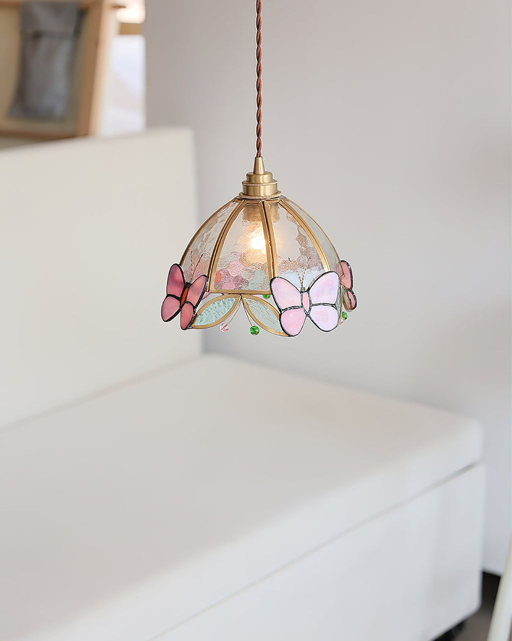 CARLETON HANGING GLASS ORB LIGHT