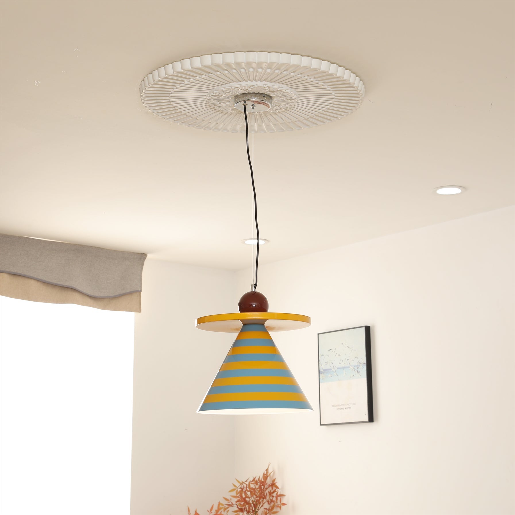MARLOWE FROSTED GLASS HANGING LANTERN