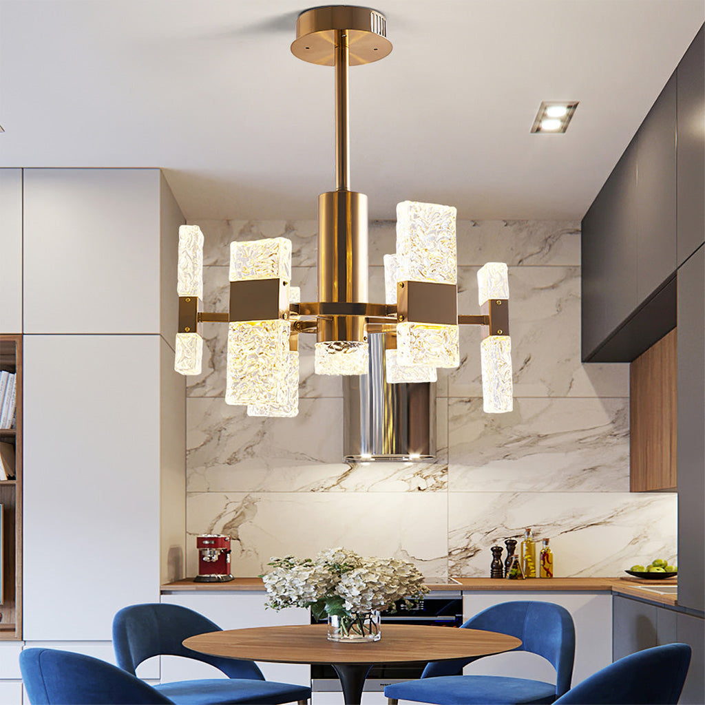 ASTORIA CRYSTAL TEARDROP LUMINAIRE