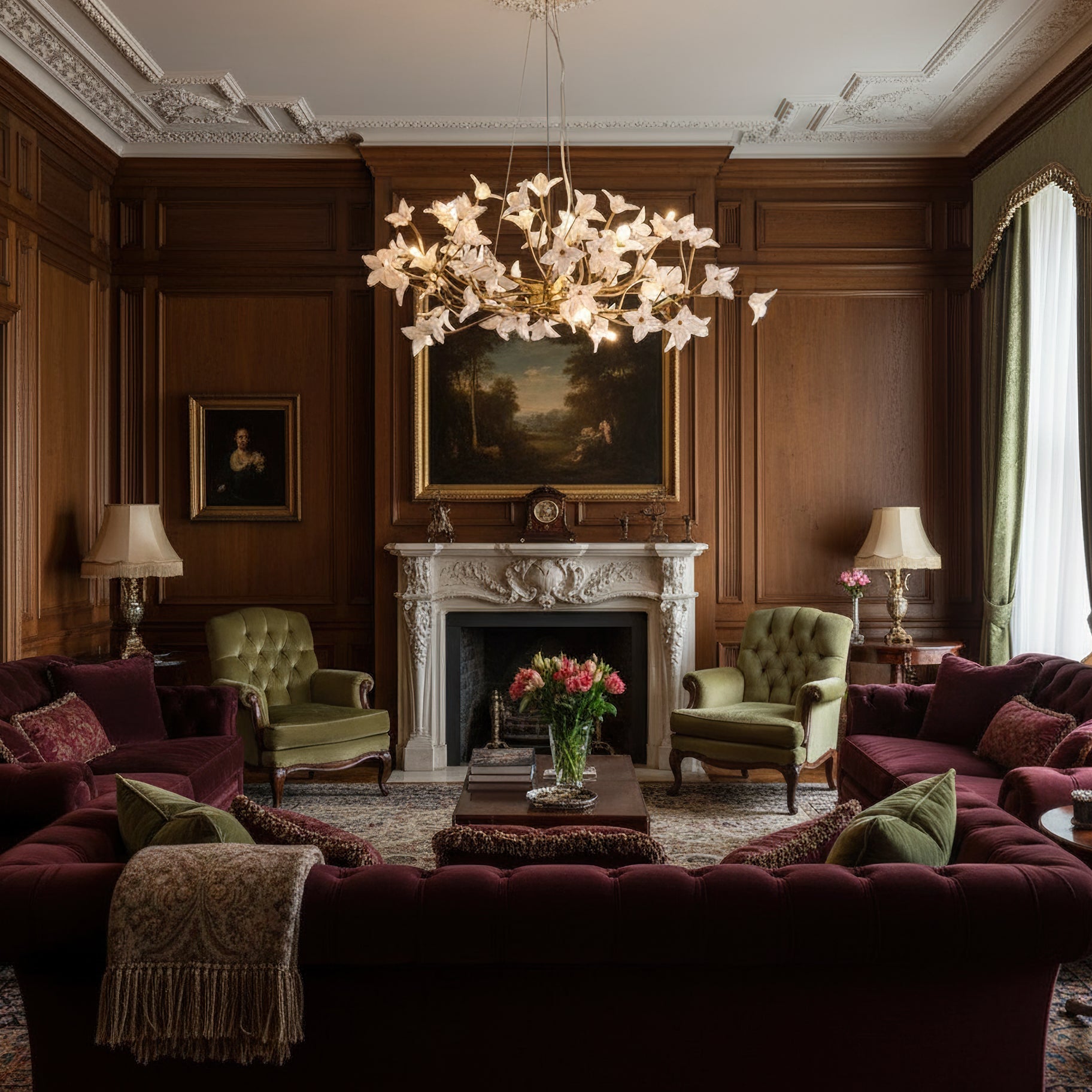 FLORENTINE PETAL CEILING LANTERN
