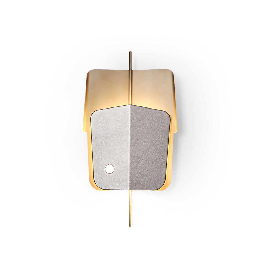 FENWICK WOVEN LEATHER WALL SCONCE
