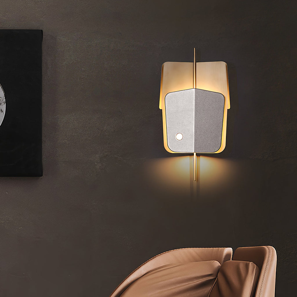 FENWICK WOVEN LEATHER WALL SCONCE