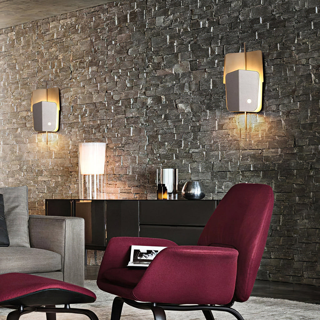 FENWICK WOVEN LEATHER WALL SCONCE
