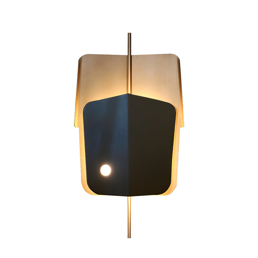 FENWICK WOVEN LEATHER WALL SCONCE
