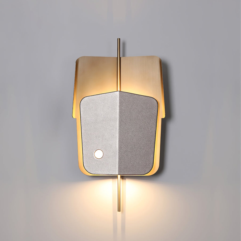 FENWICK WOVEN LEATHER WALL SCONCE