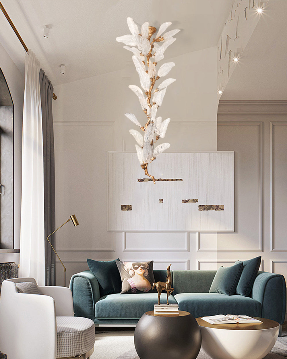 FARTHINGALE FOLIAGE CEILING LIGHT