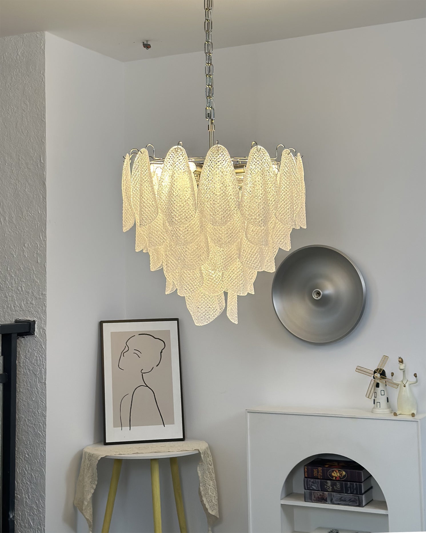 Winthrop Wave Crystal Pendant