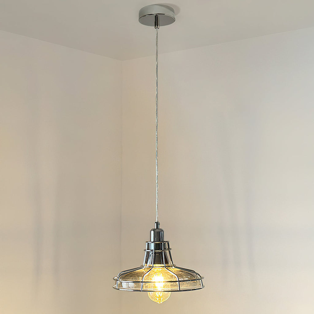 Chesterfield Crystal Globe Pendant