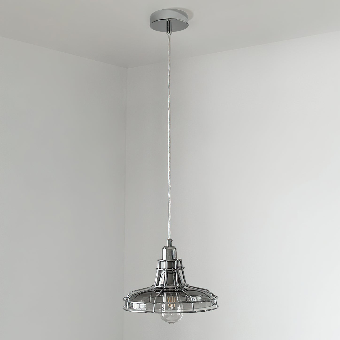 Chesterfield Crystal Globe Pendant