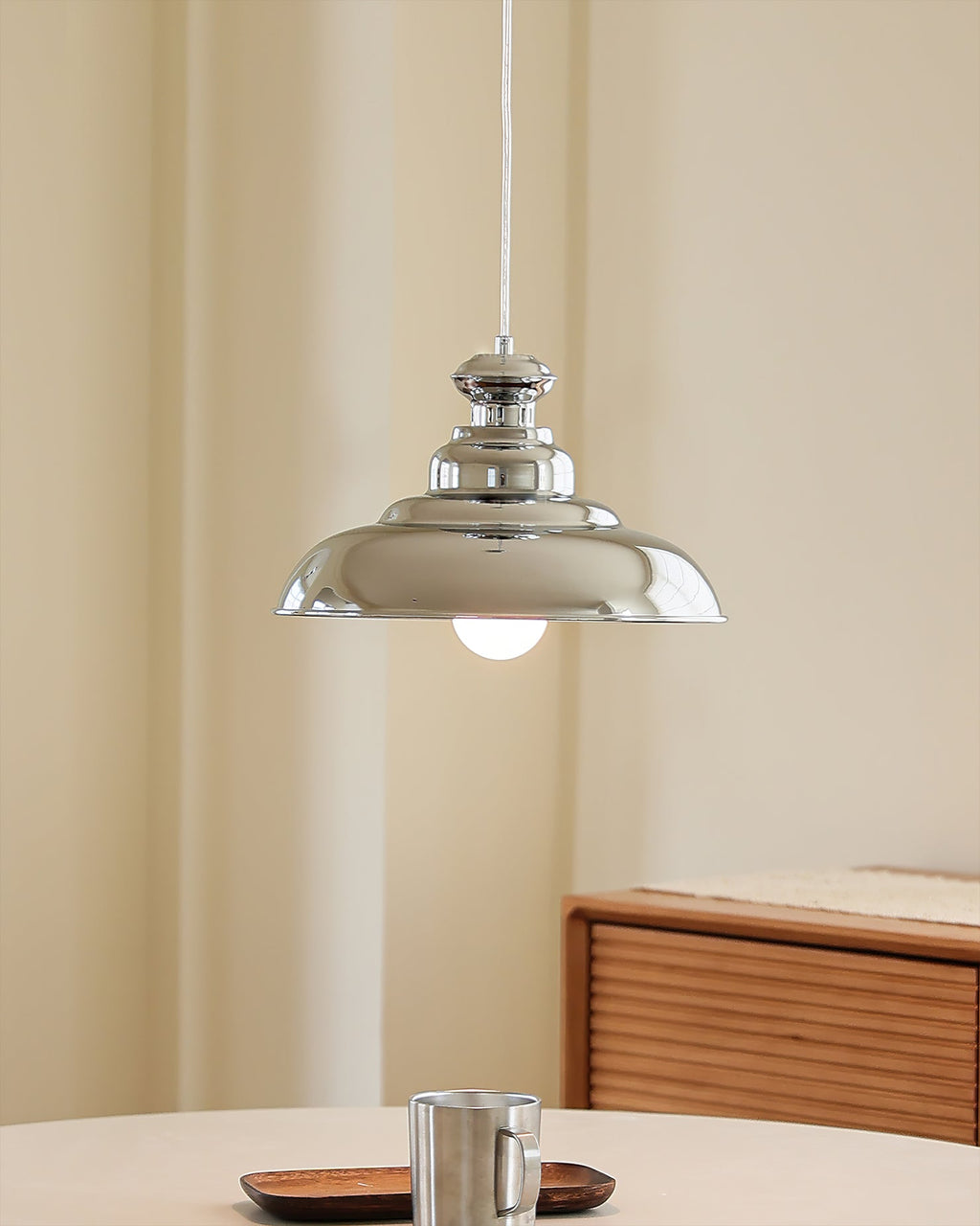 FENWICK GLASS BELL PENDANT LUMINAIRE