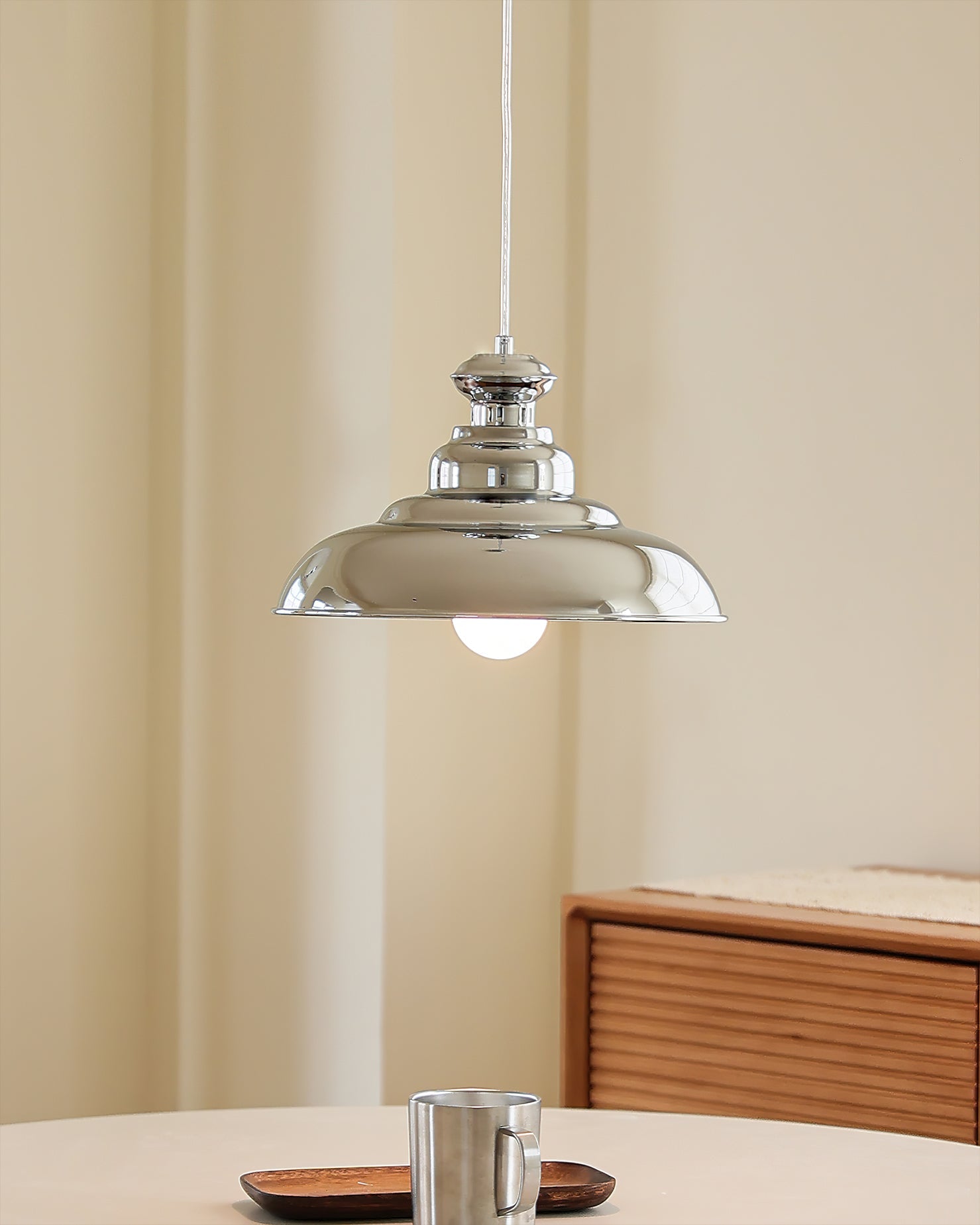 FENWICK GLASS BELL PENDANT LUMINAIRE
