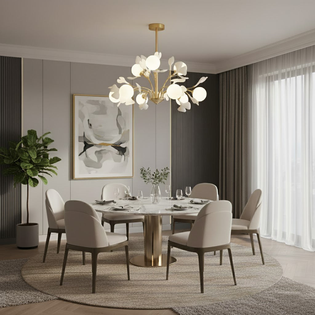 ALDERSON GINGKO LEAF CEILING LUMINAIRE